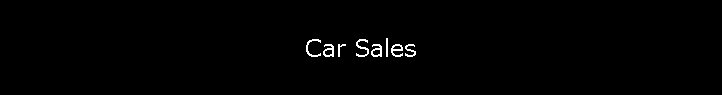 Car Sales