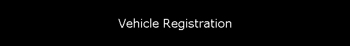 Vehicle Registration